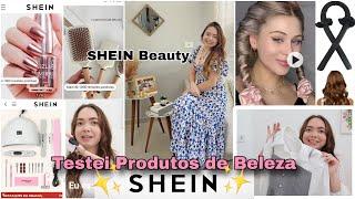 SHEIN Beauty ️ | TESTEI PRODUTOS DE BELEZA | CUPOM DE DESCONTO | LOOKS CHIQUE | KIT PARA UNHAS