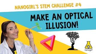 Nanogirl STEM Challenge 4 - make an optical illusion!