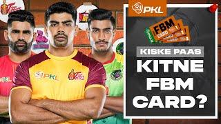 PKL 12: Full List of FBM Cards Remaining Before Auction | What is FBM Card?