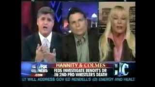 Lanny Poffo and Debra Marshall on Hannity and Colmes 1 of 2