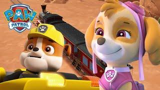 Skye rozwiązuje zagadkę pociągu bez maszynisty! - Psi Patrol PAW Patrol po polsku