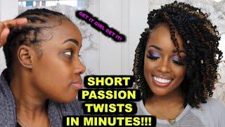 NEW! 10" TIANA PASSION TWISTS | INSTALL IN MINUTES! | ILLUSION CROCHET BRAID PATTERN | MARY K BELL