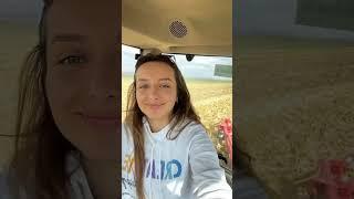 Cute farming babe #agriculture #farming #girl #tractor