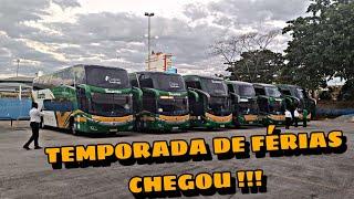 Temporada DE FÉRIAS Como está a MOVIMENTAÇÃO. No Marcopolo New G7 DD da Tocantins.