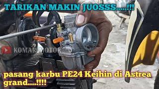 CARA PASANG KARBURATOR PE24  DI ASTREA GRAND||pemula wajib tau