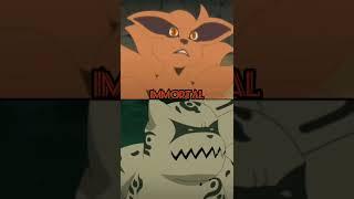 Kurama Ⅴ𝑆 Shukaku /#naruto #anime #vs #shorts