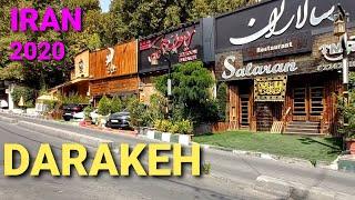 Darakeh, Driving in Tehran, Iran, رانندگی در درکه تهران