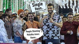 Crowd: Malaika Kashi aahe? Arjun: I am single now | Arjun Kapoor Confirms his Breakup with Malaika