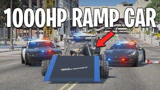 Robbing Banks with 1000HP Ramp Car in GTA 5 RP