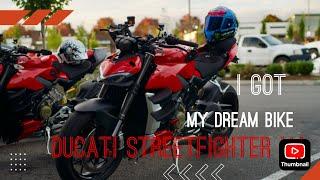 I GOT MY DREAM BIKE! | 2021 Ducati Streetfighter V4