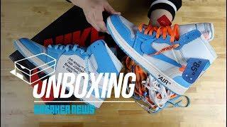 Off White Air Jordan 1 “UNC” Unboxing + Review