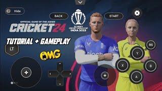 Play now Cricket 24 in Any Android Device (Free)|| Tutorial link + Gameplay