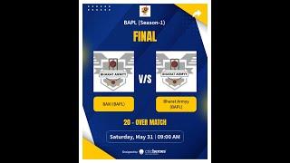 The Finals 1 || Baxi V/s Bharat Army || BAPL || Season 1