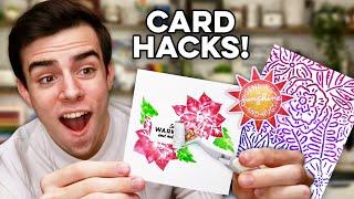 Cardmaking Hacks (Card Tips) For PERFECT Stamping!