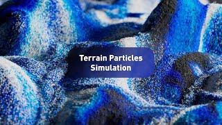 Terrain Particles Simulation - Houdini / Redshift Tutorial