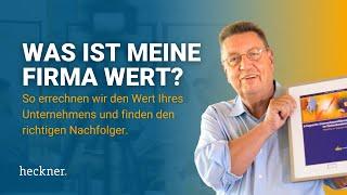 Unternehmensnachfolge: Was ist mein Unternehmen Wert?