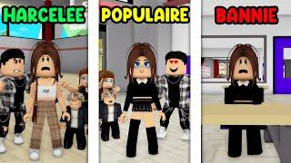 DE FILLE HARCELÉE À FILLE POPULAIRE À BANNIE SUR BROOKHAVEN ROBLOX