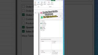 Better Field List  Excel Pivot Table Hack #excel #pivottable