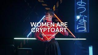 CryptoGirl - Women are Cryptoart