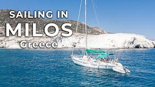 Ever been sailing the Greek islands? Check out how it might look like! Sailing in Milos, Greece