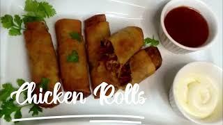 Chicken Rolls- Easy & tasty Rolls recipe by tasty creations