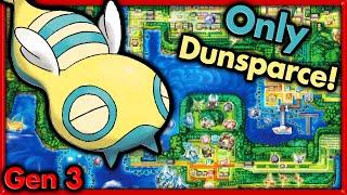 Can I Beat Pokemon Fire Red with ONLY Dunsparce?  Pokemon Challenges ► NO ITEMS IN BATTLE