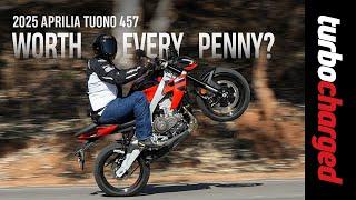 2025 Aprilia Tuono 457 | A new breed! | First Ride Review | TURBOCHARGED