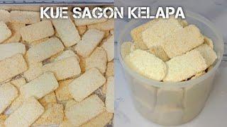 GUNAKAN CARA INI AJA DI JAMIN KUE SAGON KELAPA RENYAH TAHAN LAMA