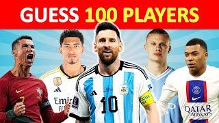 GUESS THE PLAYER IN 3 SECONDS | 100 FOOTBALL PLAYERS | QUIZ FOOTBALL 2024