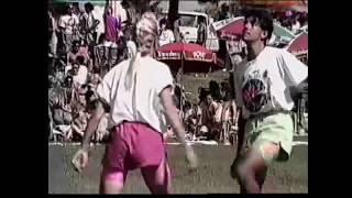 Freestyle frisbee 3rd Steve Hubbard-Donnie and Camilla Rhodes 1990 US Open