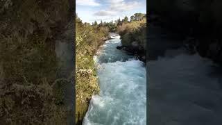 Scary moment at Huka Falls