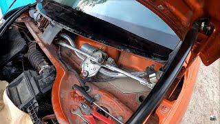 Веста. Установил Сетку на Воздузаборник. Убрал подскок и поставил Гибрид-Щетки.