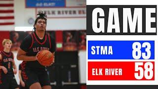 STMA vs Elk River Boys Basketball FULL Game Highlights