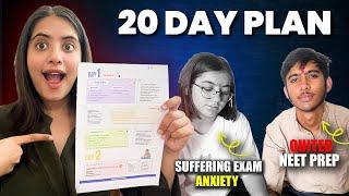 My Brother Left NEET 2024 Prep just before a Month of Exam  | Complete Daywise Plan for NEET’24