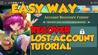 HOW TO RECOVER LOST ACCOUNT MOBILE LEGENDS TUTORIAL