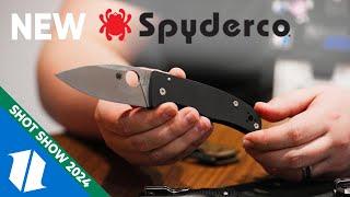 MORE CRU-CARTA?!? | New Spyderco Knives 2024 SHOT Show