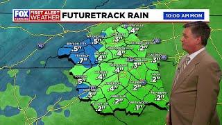 Some snow near WNC as cold moves eastward