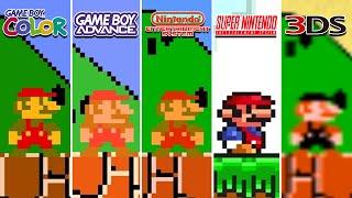 Super Mario Bros. (1985) GBC vs GBA vs NES vs SNES vs 3DS (Which One is Better?)