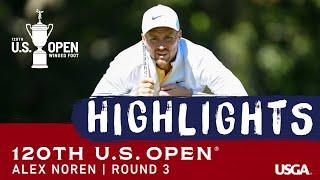 2020 U.S. Open, Round 3: Alex Noren Highlights