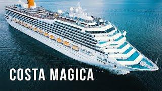 BEST CRUISE SHIPS IN THE WORLD. COSTA MAGICA Cruise Ship Tour. DJI Mavic drone aerial footage.