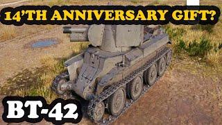 BT-42 - World of Tanks' 14th Anniversary gift?