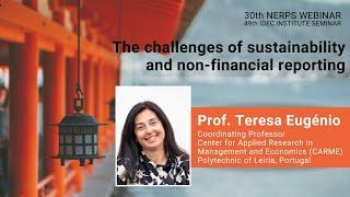 The challenges of sustainability and non-financial reporting