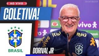 SELEÇÃO BRASILEIRA AO VIVO! Entrevista coletiva com DORIVAL JR!