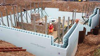 Incredible Fastest Modern House Construction Methods - Amazing House Finish in 6 days!