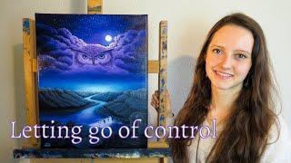 The process of painting from my imagination | About the Creative Flow