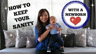 HOW TO KEEP YOUR SANITY WITH A NEWBORN?!? | Angie Lowis