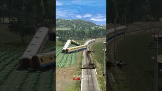 Kereta Api Di Begal Ular #keretaapi  #trainzsimulator #train #automobile #keretaoleng #railway