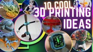 10 Cool and Fun 3D Printed Toys That Will Make Your Day! | From Pen Pals to Flexi Robots #3dprinter