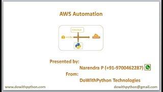 AWS Automation with Shell and Python Scripting by using AWS CLI Commands