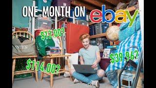 My EBAY Earnings | How Much I Made in One Month
